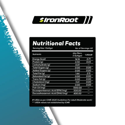 Ironroot Fish Oil Triple Strength