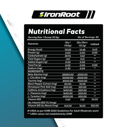 AlphaGrid Pre-Workout
